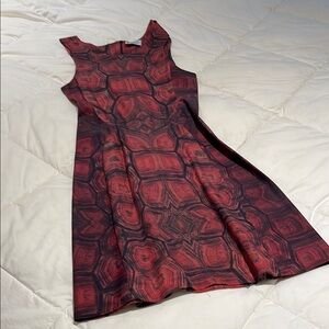 Cynthia Rowley Red A-Line Cocktail Dress